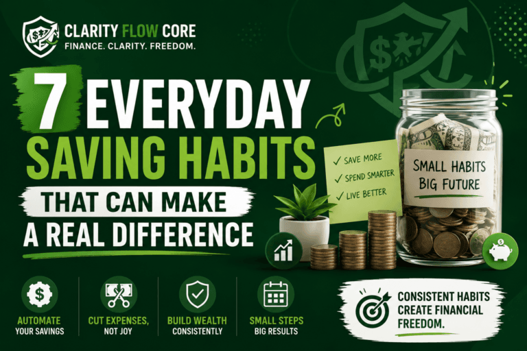 A budget comparison table showing how everyday saving habits reduce monthly expenses.