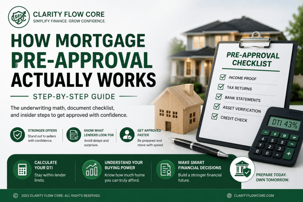 How Mortgage Pre-Approval Actually Works