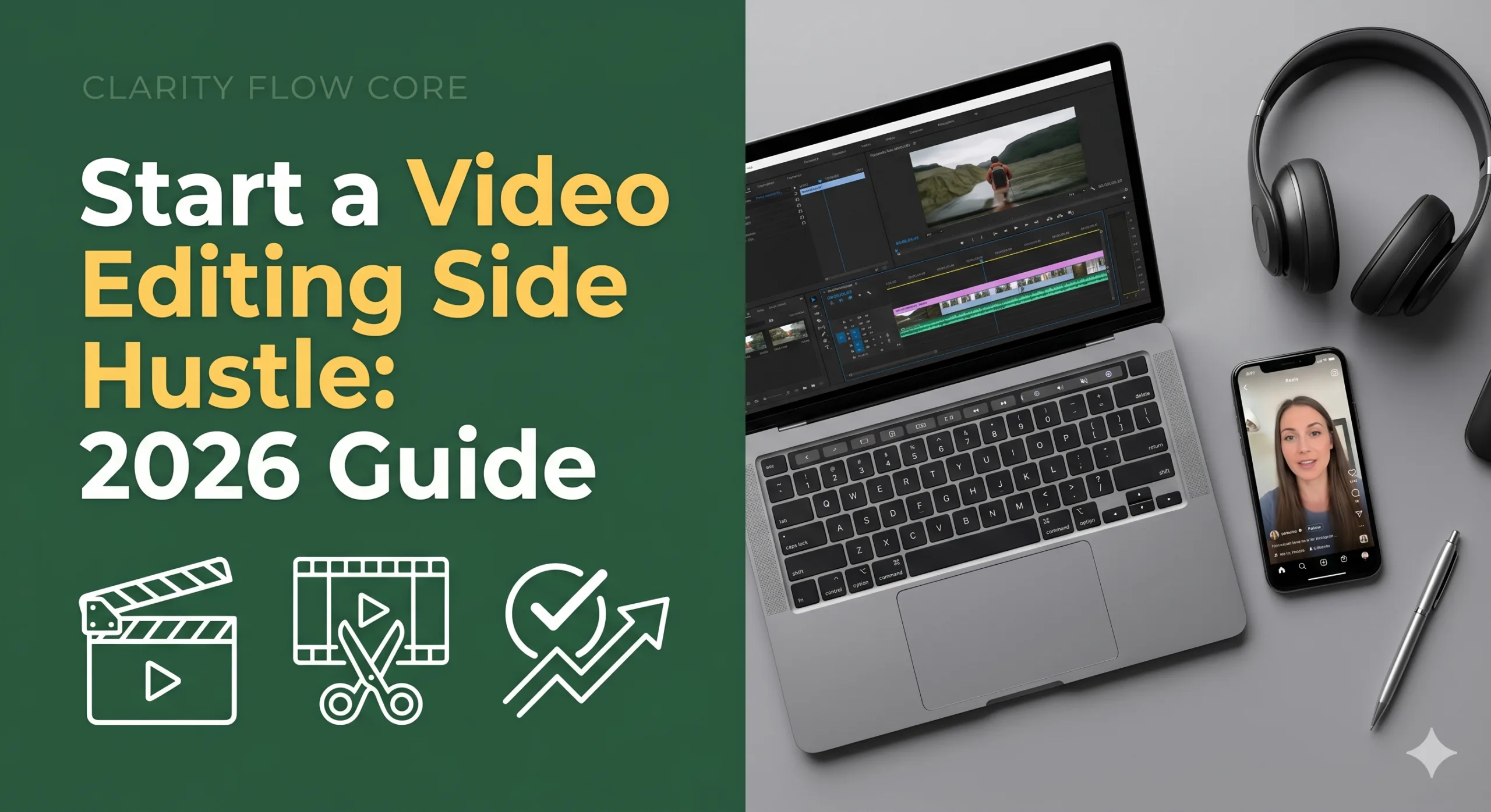 video editing side hustle