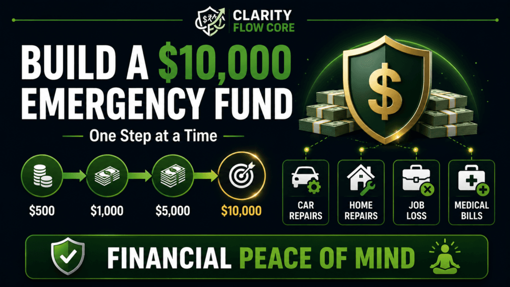 how to build a $10000 emergency fund