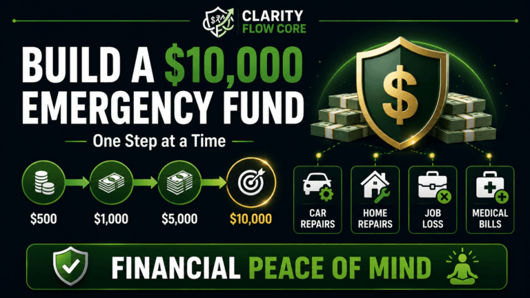 how to build a $10,000 emergency fund