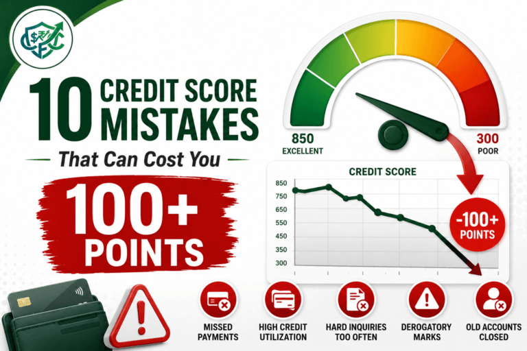 Credit score mistakes