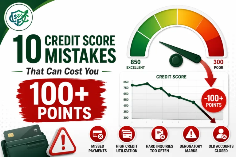 Credit score mistakes