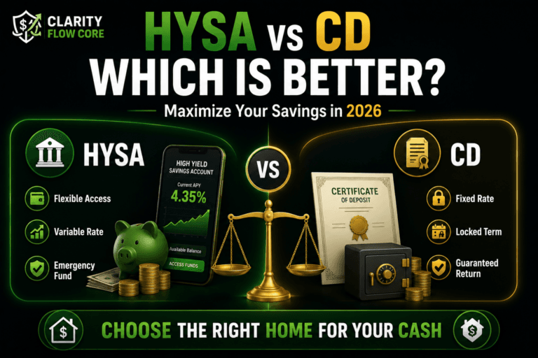 High-Yield Savings Account vs CD