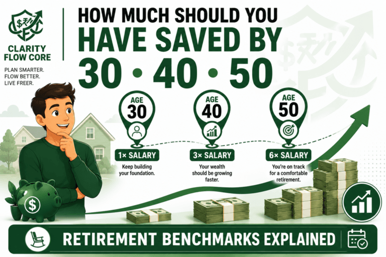 how much should you have saved by age