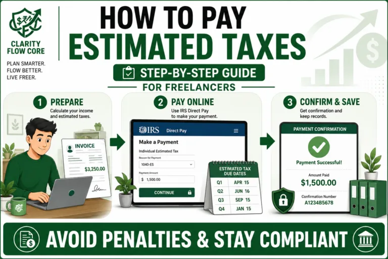 how to pay estimated taxes for the first time