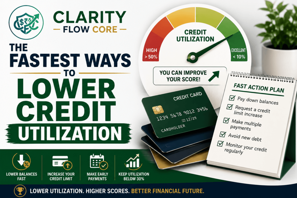 fastest ways to lower credit utilization