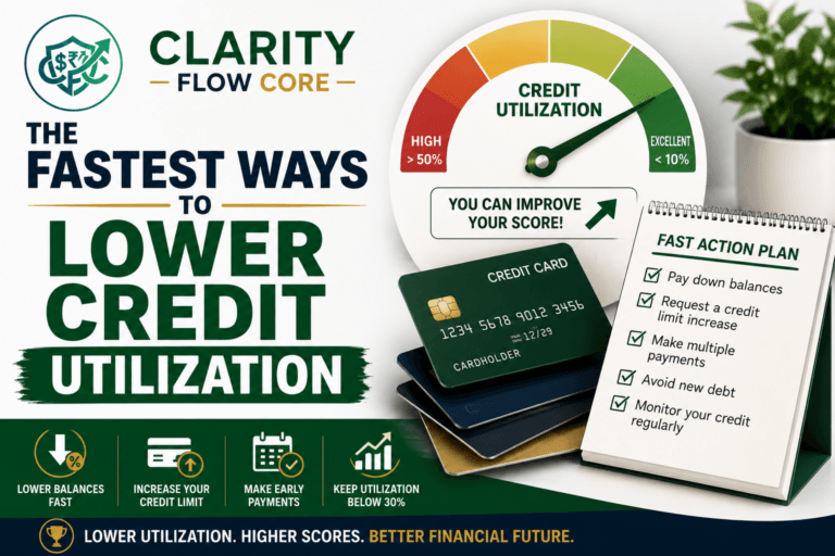 fastest ways to lower credit utilization