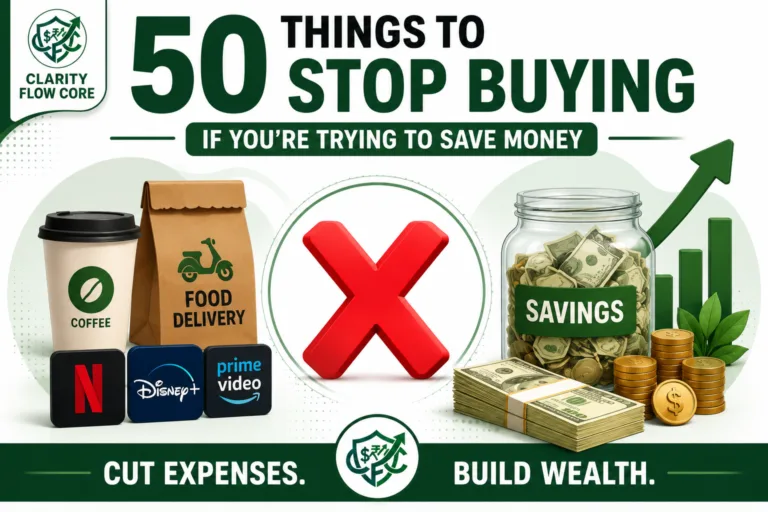 things to stop buying to save money