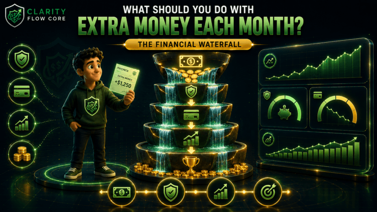 what should you do with extra money each month