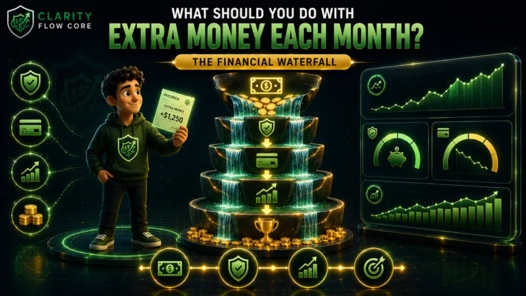 what should you do with extra money each month