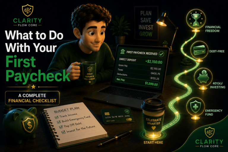 what to do with your first paycheck