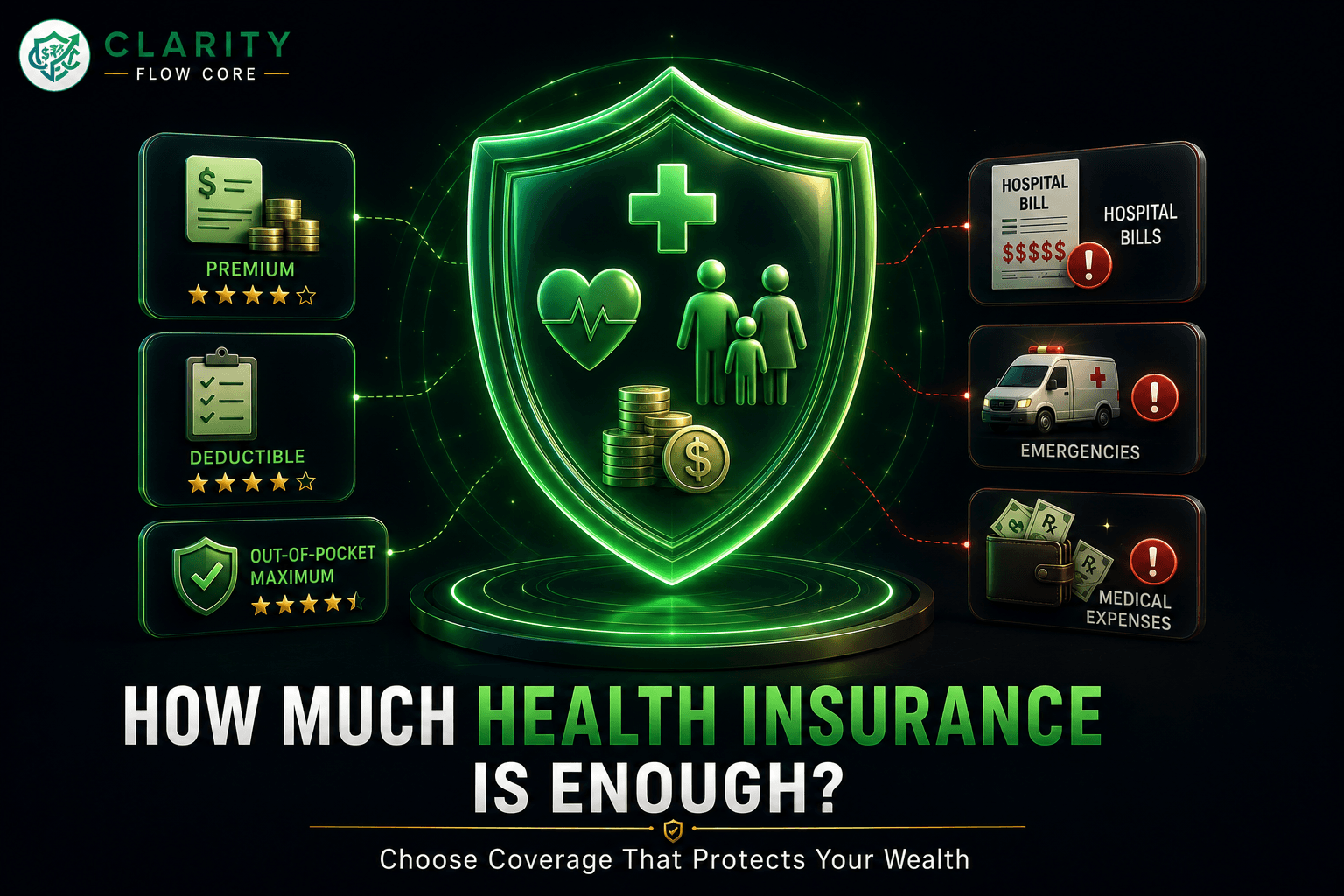 how much health insurance coverage is enough