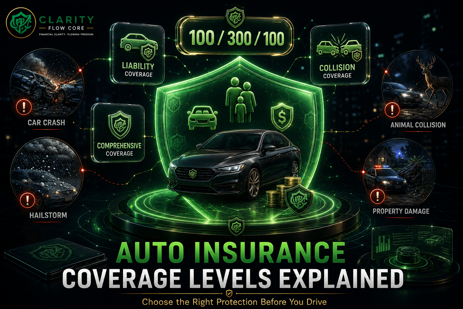 auto insurance coverage levels explained