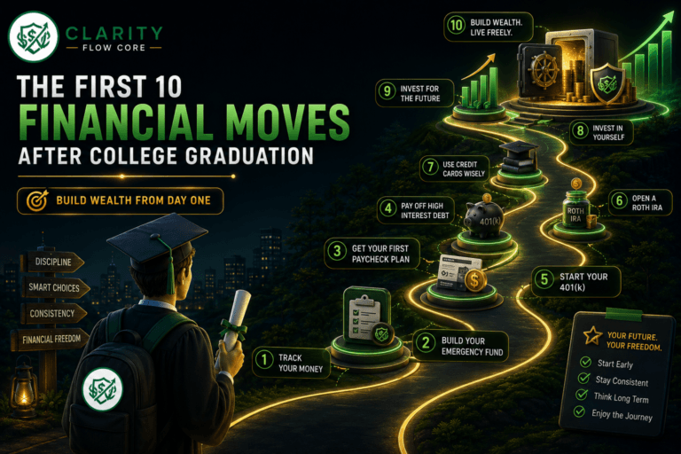 first 10 financial moves after college graduation