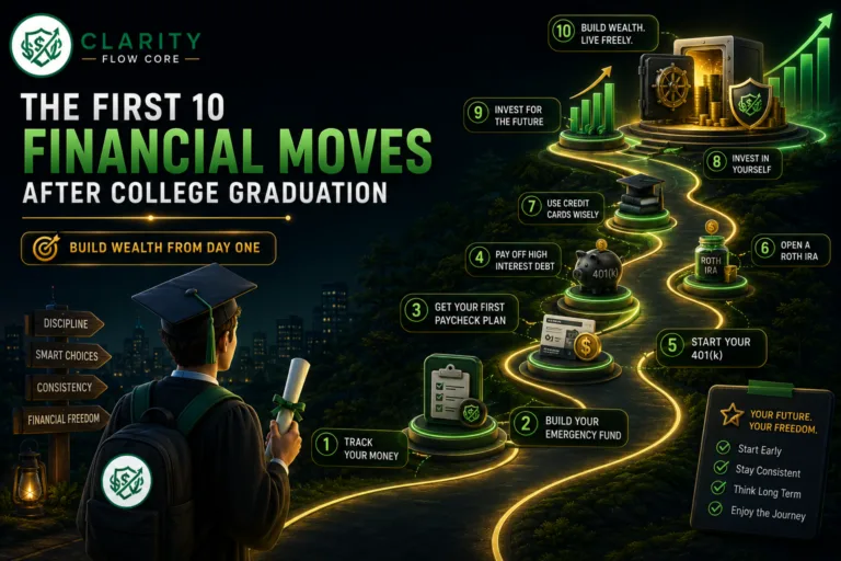 first 10 financial moves after college graduation