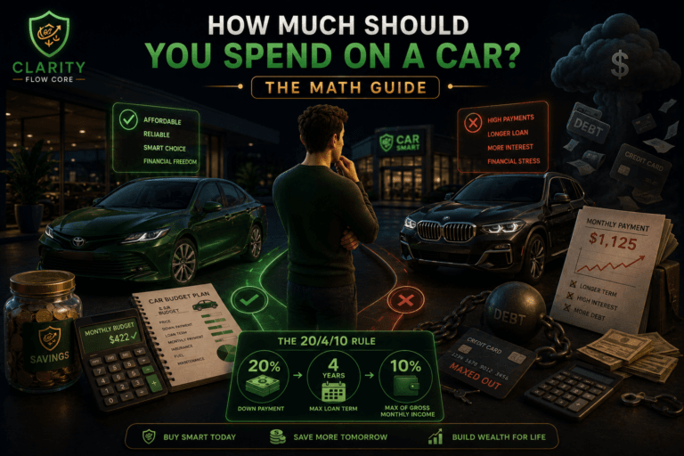 how much should you spend on a car