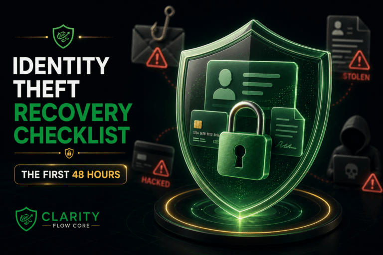 identity theft recovery checklist