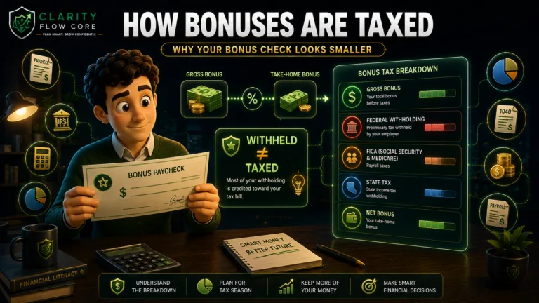 how bonuses are taxed