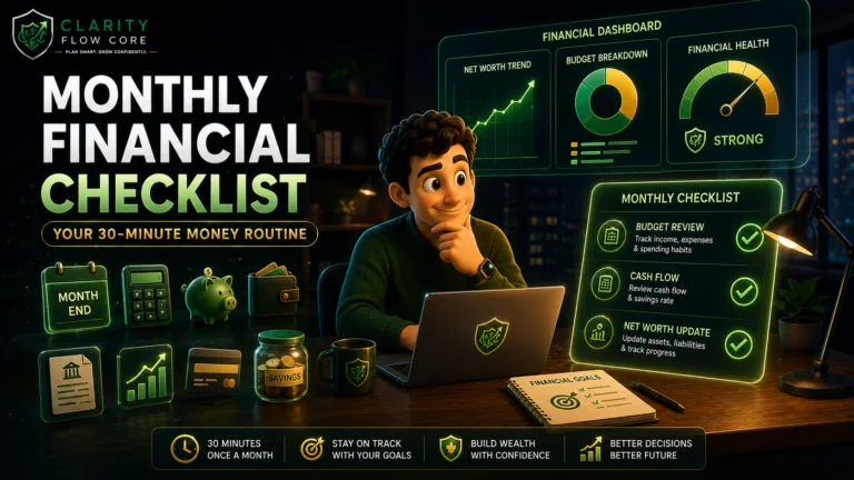 monthly financial checklist
