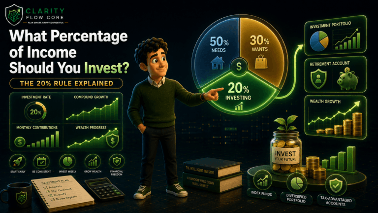 what percentage of income should you invest